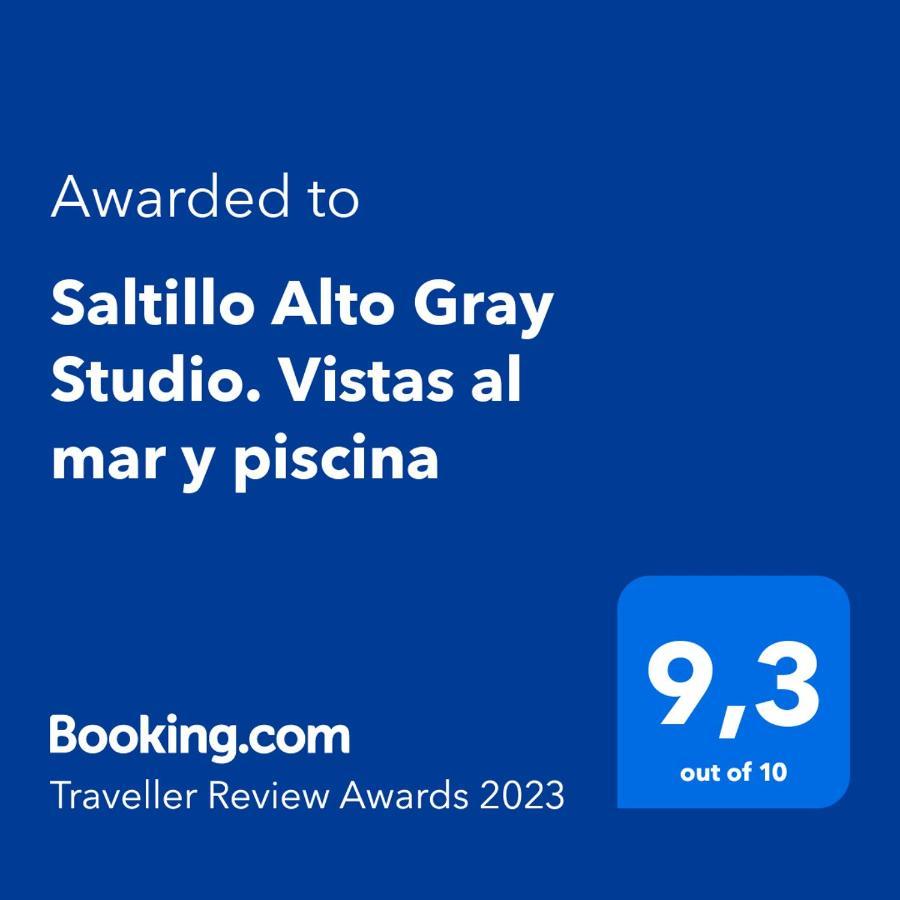 Saltillo Alto Gray Studio. Vistas Al Mar Y Piscina Appartement *